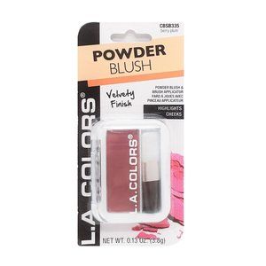 L.A. Colors Powder Blush & Brush Berry Plum